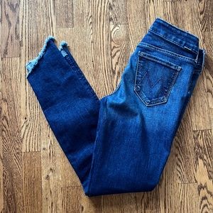 Mother denim size 25 The Looker Two Step Ankle Fray